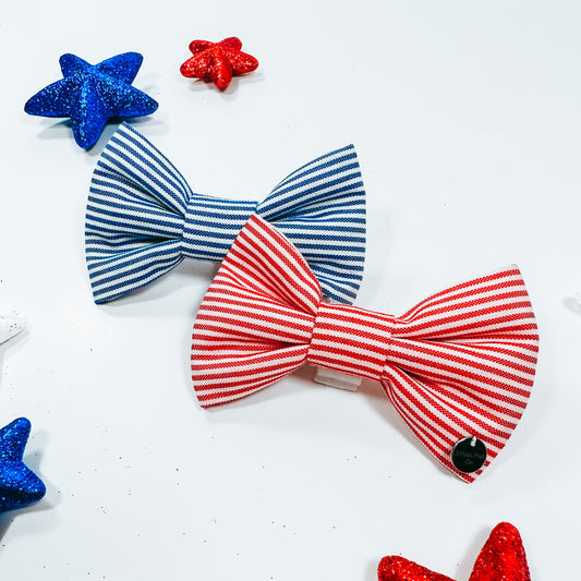 4th of July bow tie set