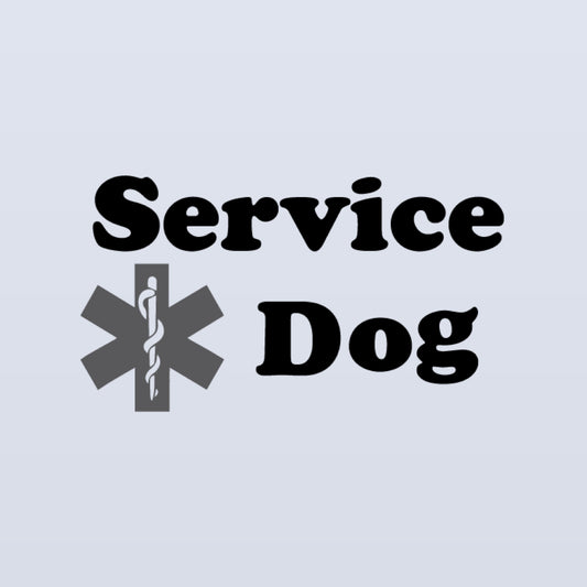 “Service Dog” Vinyl add on